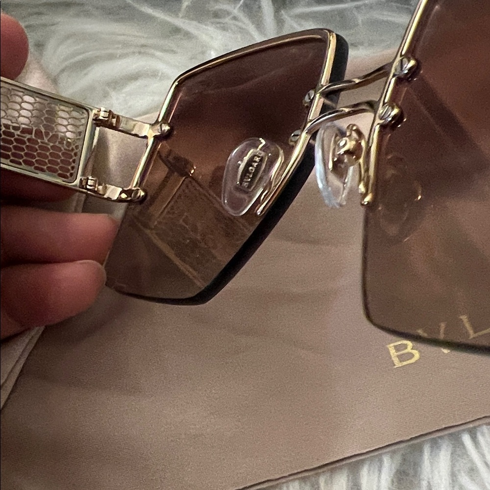 Bulgari Elegant Brown Sunglasses - Picture 7 of 10